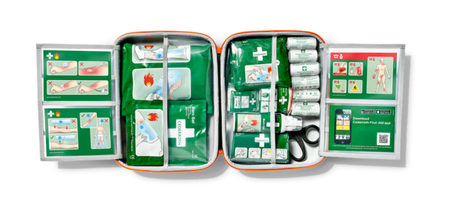 Erste Hilfe Koffer First Aid Burn Kit
